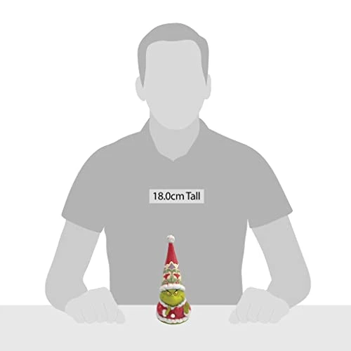 Enesco Jim Shore Dr. Seuss The Grinch Gnome With A Large Heart Figurine, 7.25 Inch, Multicolor 3 Enesco Jim Shore Dr. Seuss The Grinch Gnome With A Large Heart Figurine, 7.25 Inch, Multicolor - Image 3