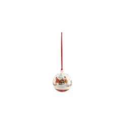 Villeroy & Boch - Annual Christmas Edition, Ball 2021, 6,5 X 6,5 X 8cm, Premium Porcelain, Multi-Coloured, 14-8626-6866