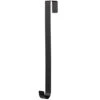 Sullivans Wreath Hanger Over The Door - Large 14" Metal Hook For Spring Decorations, Black (DOT113) -Department 56 Shop 21G2RCH36LL