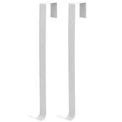 VTOSEN 2Pcs Wrought Iron Christmas Garland Wreath Hanger Door Hook Innovative Christmas Decorations For Festive Door Display(White) -Department 56 Shop 21LG1WKft5L