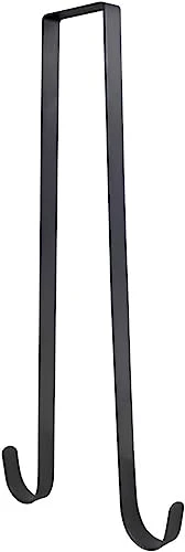 GENERIC Double-Sided Wreath Hook On The Door-Large Wreath For Christmas, Metal Hook Wreath, Front Door Hanger-withKA-50