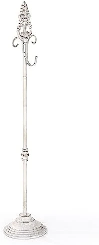 Wreath Stands For Display, Retro White Standing Wreath Holder, Wrought Iron Wreath Hanger Stand, Fleur-De-Lis Tall Floor And Tabletop Christmas Wreath Stands For Porch, New Year Wreath, Party Decor 8 Wreath Stands For Display, Retro White Standing Wreath Holder, Wrought Iron Wreath Hanger Stand, Fleur-De-Lis Tall Floor And Tabletop Christmas Wreath Stands For Porch, New Year Wreath, Party Decor - Image 8