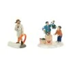 Department 56 National Lampoon Christmas Vacation Village Cousin Eddie In The Morning Accessory Figurine & Snow Christmas Vacation Clark And Rusty Figurine Village Accessory, Multicolored -Department 56 Shop 31032aoAI6L