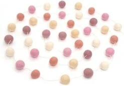 Glaciart One Wool Felt Ball Garland - Pom Pom Garland - 9 Feet, 40 Balls, 4 Monochrome Colors, Pom Pom Decorations, Nursery Decor, Bunting, Birthday Party Decorations, Easter, Photo Prop -Department 56 Shop 310eRQzJCcL. AC
