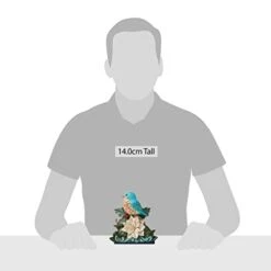 Enesco Jim Shore Heartwood Creek Winter Wonderland Bluebird With Poinsettia Festive Feathered Figurine, 5.51 Inch, Multicolor -Department 56 Shop 311Q3AwirAL