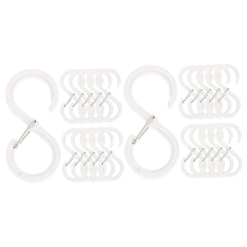 Cabilock 32 Pcs Clo Drop Buckle Shaped White Clothes With Coat Bags Wreath Heavy Wardrobe Kitchen Kitchenware Bathroom Home Design Organization Hanging Storage Purse Hat Back S Hanger 1 Cabilock 32 Pcs Clo Drop Buckle Shaped White Clothes With Coat Bags Wreath Heavy Wardrobe Kitchen Kitchenware Bathroom Home Design Organization Hanging Storage Purse Hat Back S Hanger