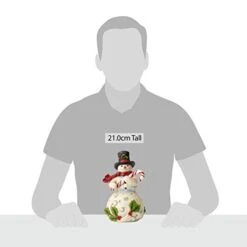 Enesco Jim Shore Heartwood Creek Snowman Holding Candy Cane Figurine, 8.25", Multicolor 4 Enesco Jim Shore Heartwood Creek Snowman Holding Candy Cane Figurine, 8.25", Multicolor -Department 56 Shop 312g5mx6UgL