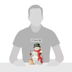 Enesco Jim Shore Heartwood Creek Snowman With Broom And Scarf Figurine, 8.5 Inch, Multicolor 5 Enesco Jim Shore Heartwood Creek Snowman With Broom And Scarf Figurine, 8.5 Inch, Multicolor -Department 56 Shop 317NNSOjqCL