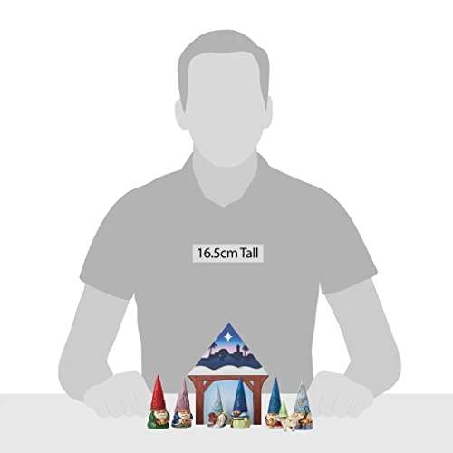 Enesco Jim Shore Heartwood Creek Small But Miraculous Gnome Christmas Pageant Scene Figurine Set, 3.125 Inch, Multicolor 2 Enesco Jim Shore Heartwood Creek Small But Miraculous Gnome Christmas Pageant Scene Figurine Set, 3.125 Inch, Multicolor - Image 2