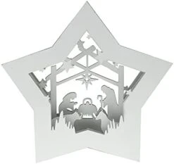 Clever Creations Wooden Star Shaped Nativity Scene Christmas Ornament, Festive LED Holiday Décor For Shelves And Tables, Joy 25 Clever Creations Wooden Star Shaped Nativity Scene Christmas Ornament, Festive LED Holiday Décor For Shelves And Tables, Joy -Department 56 Shop 3193jhku1ML. AC