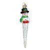 Old World Christmas Ornaments Icicle Snowman Glass Blown Ornaments For Christmas Tree -Department 56 Shop 31BAvEfLPwL