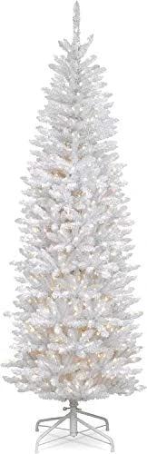 National Tree Company Artificial Pre-Lit Slim Christmas Tree, Green,White Lights, Includes Stand, 10 Feet & Pre-Lit Artificial Christmas Garland, Green, Crestwood Spruce, White Lights 8 National Tree Company Artificial Pre-Lit Slim Christmas Tree, Green,White Lights, Includes Stand, 10 Feet & Pre-Lit Artificial Christmas Garland, Green, Crestwood Spruce, White Lights - Image 8