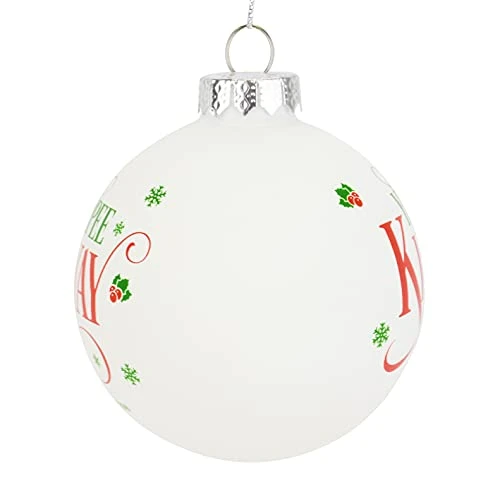 Tree Buddees Yippee Ki Yay Funny Saying Glass Christmas Ornaments 2 Tree Buddees Yippee Ki Yay Funny Saying Glass Christmas Ornaments - Image 2