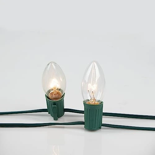 Brightown Commercial 500 FT C9/E17 Christmas Light Sockets Set Spool, UL Listed C9 Sockets Patio String Lights C9 Strands - 12 Spacing Green Wire 10 Brightown Commercial 500 FT C9/E17 Christmas Light Sockets Set Spool, UL Listed C9 Sockets Patio String Lights C9 Strands - 12 Spacing Green Wire - Image 10