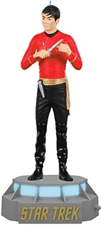 Hallmark Keepsake Christmas Ornament 2022, Star Trek Mirror, Mirror Collection Lieutenant Hikaru Sulu, Light And Sound 6 Hallmark Keepsake Christmas Ornament 2022, Star Trek Mirror, Mirror Collection Lieutenant Hikaru Sulu, Light And Sound - Image 6