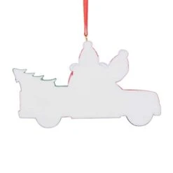 Personalized Family Christmas Ornament 2022 Family Of 4 Carrying Christmas Tree Home Red Truck Handmade Customized Holiday Decor Gift With Handwritten Names -Department 56 Shop 31GQkrbfUNL