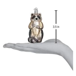 Old World Christmas Raccoon Glass Blown Ornament For Christmas Tree -Department 56 Shop 31OSFKH5caL