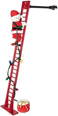 Mr. Christmas Super Climber Musical Animated Indoor, Plastic, Christmas Decoration, 42 Inches, White Santa 24 Mr. Christmas Super Climber Musical Animated Indoor, Plastic, Christmas Decoration, 42 Inches, White Santa -Department 56 Shop 31QFA2XPJ9S. AC