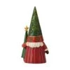 Enesco Jim Shore Heartwood Creek Christmas Gnome With Tree Figurine, Multicolor, 4.84 In H X 1.97 In W X 2.36 In L -Department 56 Shop 31UkqcUHmZL