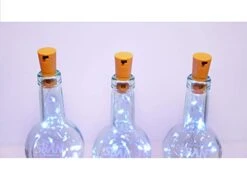 20 Pack 10 LED Wine Bottle Cork Lights, Fairy Mini String Lights Copper Wire, Battery Operated Starry Lights For DIY, Christmas, Halloween, Wedding, Party, Indoor&Outdoor (20 Pack, Cool White) -Department 56 Shop 31Vb4BMbhKL