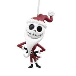 Hallmark Christmas Ornaments, Disney The Nightmare Before Christmas Jack Skellington In Santa Outfit Ornament, 2HCM3786