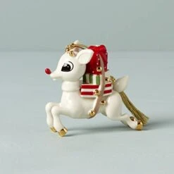 Lenox Rudolph Gifts For All Ornament, 0.55, Multi -Department 56 Shop 31Y3UCjD1AL