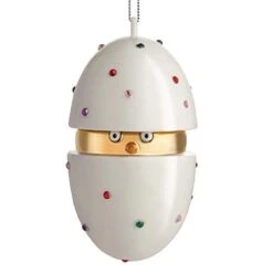 Alessi Piacere, Pulcino Il Grande Home Ornament, 5.60 X 5.60 X 9.50 Cm, Multi-Colour -Department 56 Shop 31YeoX81kiL