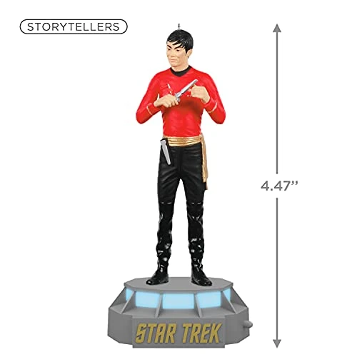 Hallmark Keepsake Christmas Ornament 2022, Star Trek Mirror, Mirror Collection Lieutenant Hikaru Sulu, Light And Sound 2 Hallmark Keepsake Christmas Ornament 2022, Star Trek Mirror, Mirror Collection Lieutenant Hikaru Sulu, Light And Sound - Image 2