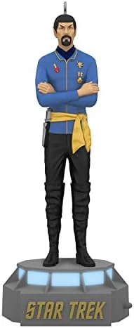 Hallmark Keepsake Christmas Ornament 2022, Star Trek Mirror, Mirror Collection Lieutenant Hikaru Sulu, Light And Sound 8 Hallmark Keepsake Christmas Ornament 2022, Star Trek Mirror, Mirror Collection Lieutenant Hikaru Sulu, Light And Sound - Image 8