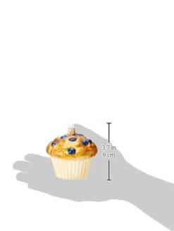 Old World Christmas Glass Blown Ornament Blueberry Muffin (32263) -Department 56 Shop 31fr13rsuPL