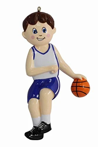 MAXORA Personalized Basketball Boy Ornament - Basketball Player Christmas Ornament - Custom Basketball Decor - Sports Keepsake Gifts For Basketball Lover - Free Customization 1 MAXORA Personalized Basketball Boy Ornament - Basketball Player Christmas Ornament - Custom Basketball Decor - Sports Keepsake Gifts For Basketball Lover - Free Customization