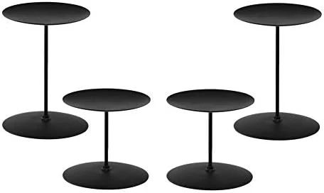 Jiyimi Christmas Candelabras Gold Candle Holders Set Of 4 Round Plate For Tables Fireplace Floor Centerpieces Metal Iron Candlestick For Pillar Candles 7 Jiyimi Christmas Candelabras Gold Candle Holders Set Of 4 Round Plate For Tables Fireplace Floor Centerpieces Metal Iron Candlestick For Pillar Candles - Image 7