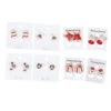 BioNyt 16 Pairs Christmas Fringe Drop Dangle Hook Christmas Party Favor Christmas Ear Jewelry Christmas Dangler Christmas Elk (Color : As Shownx3pcs, Size : 12X10cmx3pcs) -Department 56 Shop 31jWUIHddJL