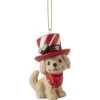 Precious Moments 211008 We Woof You A Merry Christmas 2021 Dated Dog Bisque Porcelain Ornament, White -Department 56 Shop 31mLyKNZ8jS