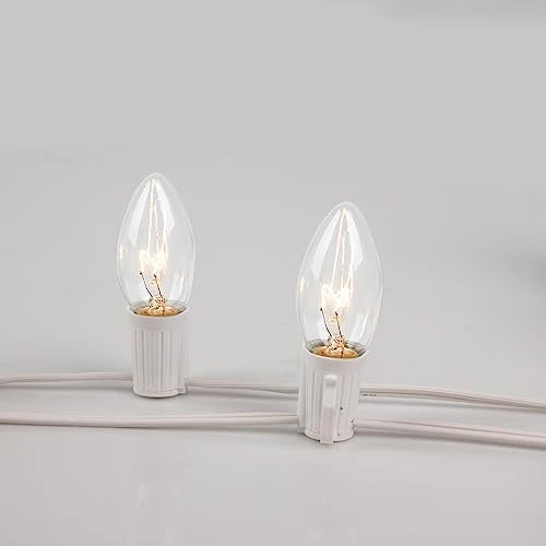 Brightown Commercial 500 FT C9/E17 Christmas Light Sockets Set Spool, UL Listed C9 Sockets Patio String Lights C9 Strands - 12 Spacing Green Wire 13 Brightown Commercial 500 FT C9/E17 Christmas Light Sockets Set Spool, UL Listed C9 Sockets Patio String Lights C9 Strands - 12 Spacing Green Wire - Image 13