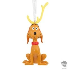 Hallmark Dr. Seuss How The Grinch Stole Christmas! Max Christmas Ornament -Department 56 Shop 31pKtvvKSNS