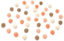 Glaciart One Wool Felt Ball Garland - Pom Pom Garland - 9 Feet, 40 Balls, 4 Monochrome Colors, Pom Pom Decorations, Nursery Decor, Bunting, Birthday Party Decorations, Easter, Photo Prop -Department 56 Shop 31pSYZZvqL. AC