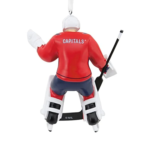 Hallmark NHL Washington Capitals Goalie Christmas Ornament 2 Hallmark NHL Washington Capitals Goalie Christmas Ornament - Image 2