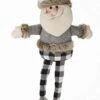 Black And White Plaid Christmas Santa Shelf Sitter Decoration -Department 56 Shop 31xeoZ9YwtL