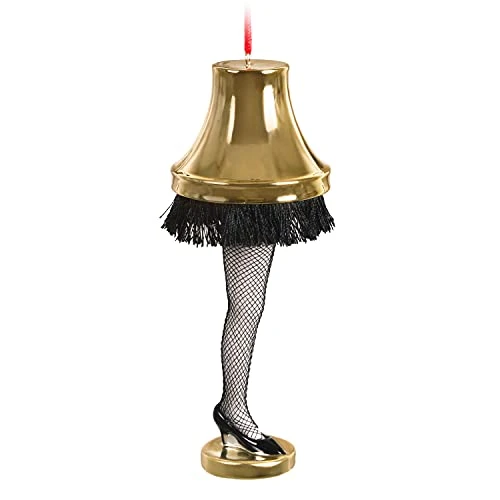 Hallmark Keepsake Christmas Ornament Year Dated 2021, A Christmas Story The Leg Lamp, Porcelain 2 Hallmark Keepsake Christmas Ornament Year Dated 2021, A Christmas Story The Leg Lamp, Porcelain - Image 2
