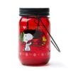 Excelsa Peanuts Christmas Lantern Tealight, Red With Decoration, Size: 7.5 X H.13 Cm -Department 56 Shop 31yuVj8Br2L