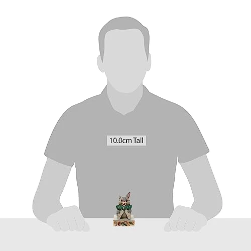 Enesco Jim Shore Disney Traditions Bambi Thumper Christmas Holly Figurine, 3.86 Inch, Multicolor 5 Enesco Jim Shore Disney Traditions Bambi Thumper Christmas Holly Figurine, 3.86 Inch, Multicolor - Image 5