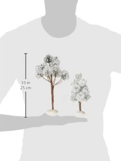 Department 56 Village Cross Product Accessories Snowy Jack Pine Trees Figurine Set, 6 And 9 Inch, Multicolor -Department 56 Shop 31z5jQ2FXjL