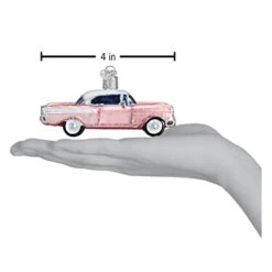 Old World Christmas Glass Blown Ornament Classic Car (46023) , Pink -Department 56 Shop 31zoBSbUuwL