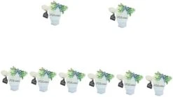 NOLITOY 3 Pcs Listing Front Door Decor Photo Garland Wooden Clothes Hanger Household Door Plate Rustic Welcome Sign Christmas Door Sign Acrylic Grey Reusable Doorplate Party Door Plate -Department 56 Shop 31zqeDg 98L. AC