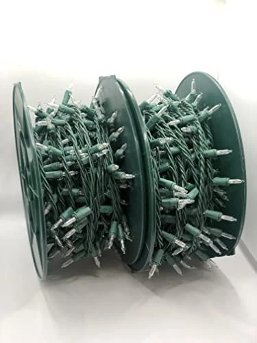 2 Packs Of DecoBrite LED 69ft (21m) 300 Ct Christmas String Lights Warm White - Green Wire, Indoor Outdoor Decorations For Christmas Tree, Patio, Garden (300-Warm White) 8 2 Packs Of DecoBrite LED 69ft (21m) 300 Ct Christmas String Lights Warm White - Green Wire, Indoor Outdoor Decorations For Christmas Tree, Patio, Garden (300-Warm White) - Image 8