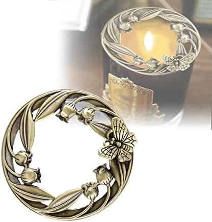 UCINNOVATE 4 In 1 Candle Accessory Set, Candle Wick Trimmer Candle Cutter, Candle Snuffer, Candle Wick Dipper, Storage Tray Plate, For Candle Lover, Thanksgiving, Christmas(Gold) 6 UCINNOVATE 4 In 1 Candle Accessory Set, Candle Wick Trimmer Candle Cutter, Candle Snuffer, Candle Wick Dipper, Storage Tray Plate, For Candle Lover, Thanksgiving, Christmas(Gold) - Image 6