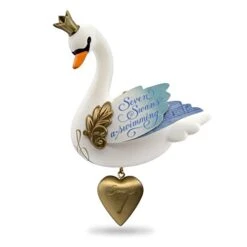 Hallmark Keepsake 2017 Seven Swans-a-Swimming Twelve Days Of Christmas Ornament