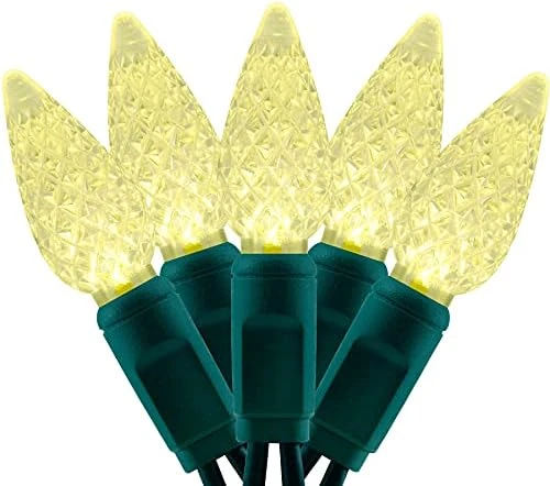 YULETIME Multicolor One-Piece C6 LED Christmas Lights, Total 71 Feet 140 Count 2 Strands 35.5ft 70ct 6" Spacing Waterproof Strawberry String Light (Multi-Colored) 15 YULETIME Multicolor One-Piece C6 LED Christmas Lights, Total 71 Feet 140 Count 2 Strands 35.5ft 70ct 6" Spacing Waterproof Strawberry String Light (Multi-Colored) - Image 15