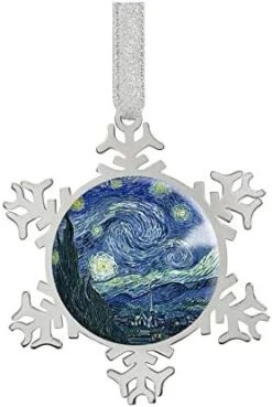 Fashion Image Snowflake Ornaments Silver 2.9"X2.6"X0.3"inches Home Decoration Christmas Tree Hanging Ornaments (Lovely-Penguin) -Department 56 Shop 411TQLQxxKL. AC